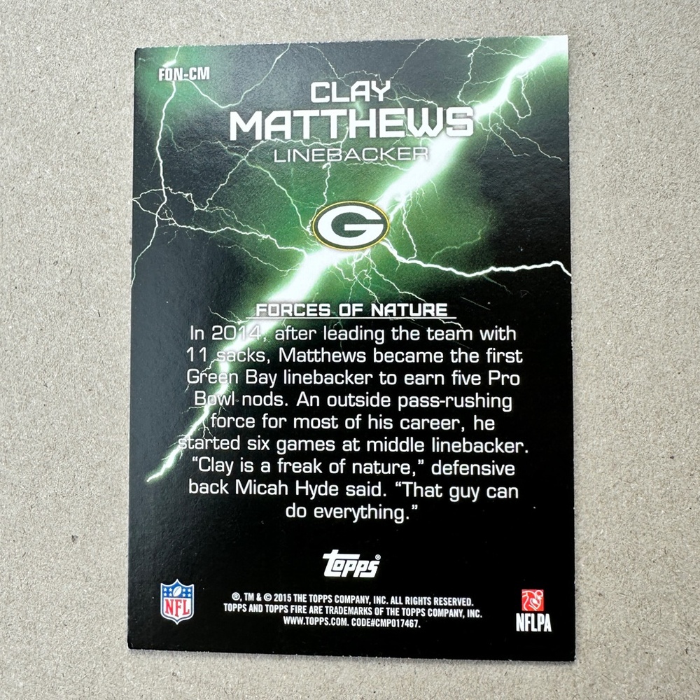 (7) Aaron Rodgers Packers cards w/ Clay Matthews and Jordy Nelson lot of 12 - Picture 13 of 15